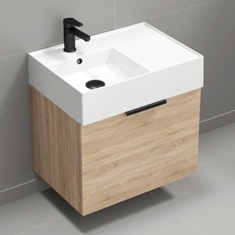 Bathroom Vanity Floating Small Bathroom Vanity, Modern, 24